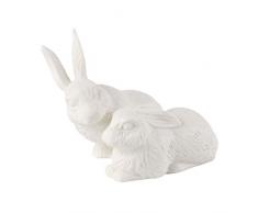 Villeroy & Boch Easter Bunnies Figurine en porcelaine Deux lapins, Porcelaine, Blanc