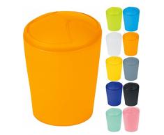 Spirella 10.10476 Move Poubelle GM PolypropylÃ¨ne Orange