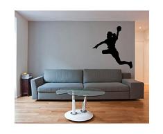 TATOUTEX Stickers Joueuse de Handball - Violet, L 40cm x H 43cm