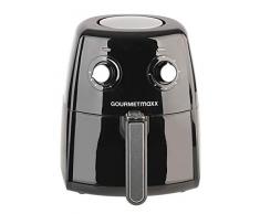Gourmetmaxx XL 1500 W Hot Air fryer 2,5 L Noir Argent Autonome Friteuse (Hot Air Frier, 2,5 L, 200 °C, 60 min, Solo, Noir, Argent)