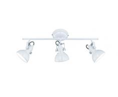 Reality, Spot, Gina 3xE14, max.40,0 W Corps: metal, Blanc L:60,5cm, L:13,0cm, H:25,5cm IP20