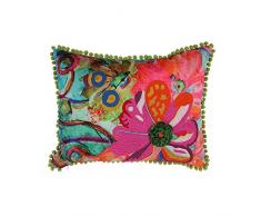 Thedecofactory 304504 Coussin, Polyester, Multicolore, 30 x 40 x 3 cm