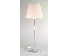 Aluminor STORE LT CH T LAMPE A POSER, ChromÃ© + Abat-Jour Taupe