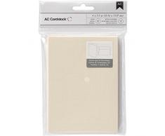 American Crafts Papier Cartes et enveloppes A2Â (4.375-inch x 14,6Â cm) 1-Vanilla