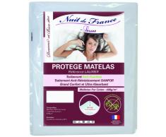 Nuit De France 329399 80/190 ProtÃ¨ge Matelas Coton Blanc 190 x 80 x 1 cm