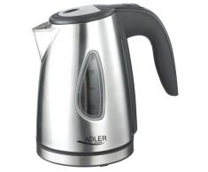 Adler AD 1203 AD1203 bouilloire Ã©lectrique, 1500 W, 1 Liter, Argent/Noir