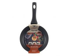 Salter Poêle à Frire antiadhésive en Aluminium forgé Megastone Collection BW05745S, 20 cm, Argent, Silver, 20 cm