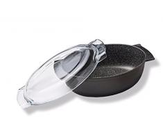 Risoli Casserole granit avec revêtement Hard Stone ovale C/C Pyrex, 36 x 24 cm