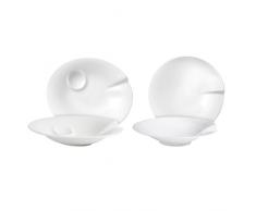 Villeroy & Boch Pasta Passion Coffret Pasta Lover, 4 piÃ¨ces, Porcelaine Premium, Blanc