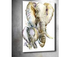 Bonamaison Peinture sur toile, multicolore, 40 x 60 cm - ConÃ§u et fabriquÃ© en Turquie