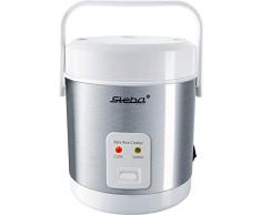 Mini cuiseur Ã riz RK 4 M - Volume 0,9 l - Utilisation simple - Fonction maintien au chaud - Pot intÃ©rieur antiadhÃ©sif - Lampe de contrÃ´le - PoignÃ©e de transport - CuillÃ¨re de voyage et gobelet doseur