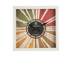 Premier Bond Street Horloge Murale, Verre/Fer/MDF/Papier, crÃ¨me