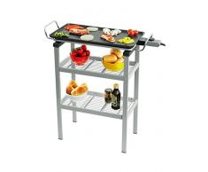 NaÃ©lia CGF-YG3018-NAE Plancha Barbecue, Noir/INOX