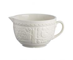 Mason Cash in The Forest S36 Saladier en céramique Couleur crème 16 x 16 x 9 cm, Céramique, crème, 2 l