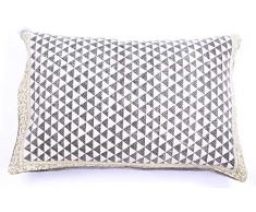 La Finesse - Housse de Coussin carrÃ©e 50 x 50 cm pour la Maison en Coton pour Le Salon, Le canapÃ©, la Chambre Ã Coucher, Tissu colorÃ©, Taille Unique