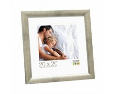 Deknudt Frames S54SD7 Cadre Photo Bois Gris/ArgentÃ© 20 x 25 cm