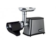 Ardes ar7460 Presse-tomates et hachoir à viande en acier inoxydable, moteur avec fonction Reverse, avec accessoires pour zick saucisses conserves et sauces