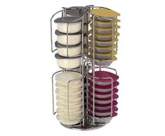 Xavax Porte-capsules Ã cafÃ© Rondello (distributeur pour machine Tassimo, 48 capsules) Argent