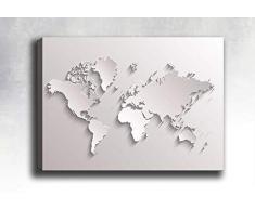 Bonamaison Peinture sur toile, multicolore, 70 x 100 cm - Conçu et fabriqué en Turquie