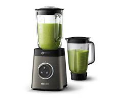 Philips HR3657 / 90 Mixeur haute performance/pour prÃ©parer des smoothies (1400 W, rÃ©sultats de mixage 50% plus fins), titanium.