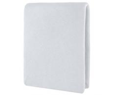 CelinaTex Aqua Drap-Housse, lit sommier tapissier, Lits à Eau, Coton, élasthanne 200x220-220x240 cm Gris argenté