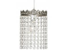 Oaks Lighting Ekon Suspension Nickel satiné/Verre 15 cm