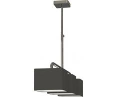 Ranex 6000.478 Suspension Série Cube Collection Miro Chrome et Tissu