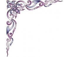 Indigos WGxmd571-85 Sticker Mural, Bunt, 85x84 cm