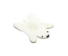 OTTOTO Dessous de plat en forme de grizzly - Blanc