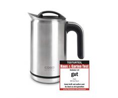 Caso WK Cool Touch Bouilloire en acier inoxydable avec rÃ©glage de la tempÃ©rature BoÃ®tier Ã double paroi : ne chauffe pas Ã lextÃ©rieur 1800 W