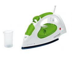 CONCEPT Ã©lectromÃ©nager ZN8012 Fer Ã repasser Blanc/Vert 2200 W