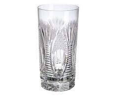 Verre de BohÃªme Lada gobelets Forme Haute, Verre, 7Â x 7Â x 14Â cm, 6Â unitÃ©s