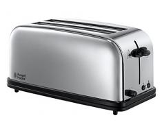 Russell Hobbs 23520-56 Toaster Grille Pain 1600W Victory, 2 Longues Fentes, Chauffe Viennoiserie, Design Rétro