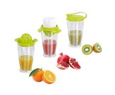 Kitchen Artist MEN321 Presse fruits, agrumes et shaker 3 en 1, Vert
