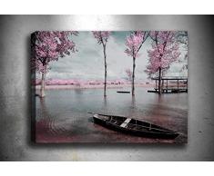 Bonamaison Peinture sur toile, multicolore, 30 x 40 cm - Conçu et fabriqué en Turquie