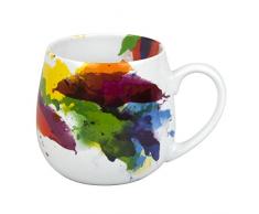 Könitz 1111431694 Tasse à café, Porcelaine, Mehrfarbig, 13,2 x 8,2 x 9,7 cm