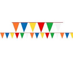 amscan International 36 m Guirlande fanions extérieur coloré