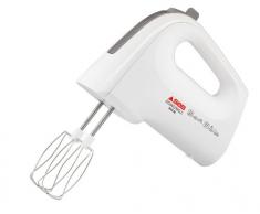 Seb HT612100 Batteur à Main Ãlectrique Powermix 2 Fouets Pétrin Pied Mixeur 5 Vitesses Fonction Turbo 500W Blancs en Neige Crème Fouettée Gâteau Pâte à Pain Pizza Soupes Purées Smoothie Blanc
