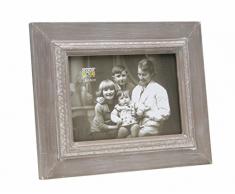 Deknudt Frames S67TB7 DÃ©co Cadre Photo avec Filet IntÃ©rieur Bois Gris 13 x 18 cm