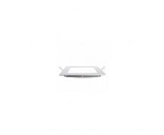 V-TAC SKU.4863 Downlight LED Plat Carré 6W VT-607, Plastique,et Autre materiaux, 6 W, Blanc, Hauteur x Largeur x Profondeur : 120 mm x 120 mm x 25 mm