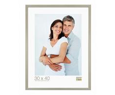 Deknudt Frames S41JD1 Cadre Photo Bois Fin Argenté 24 x 30 cm