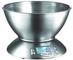Adler AD 3134 Balance de cuisine, Argent métallique