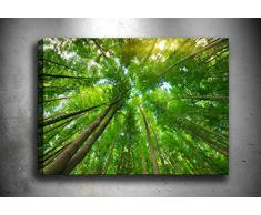 Bonamaison Peinture sur toile, multicolore, 50 x 70 cm - Conçu et fabriqué en Turquie