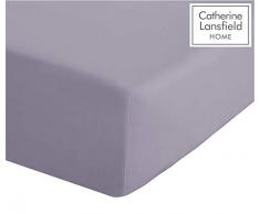 Catherine Lansfield Drap Housse Lilas uni