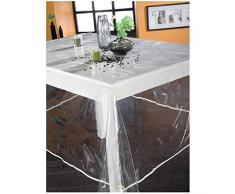 Nappe en plastique ronde 140 cm TRANSLUCIDE UNI