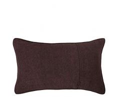 zoeppritz since 1828 Coussin décoratif en Polyester Viscose, 880 Dark Brown, 30 x 50 cm