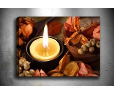 Bonamaison Peinture sur toile, multicolore, 30 x 40 cm - ConÃ§u et fabriquÃ© en Turquie