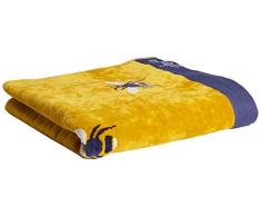 Joules Serviette de Bain en Velours 100% Coton peignÃ© 550 g/mÂ² DorÃ© Vieilli 70 x 130 cm
