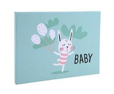 Album photos livre 30 pages blanches - Format 28,5x22cm - BABY Vert