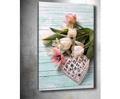 Bonamaison Peinture sur toile, multicolore, 70 x 100 cm - Conçu et fabriqué en Turquie